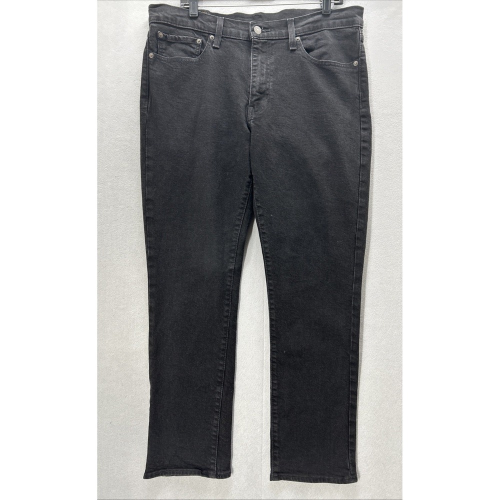 Levi's 511 Slim Fit Dark Wash Black Premium Denim Jeans Mens 36x29.5" Stretch